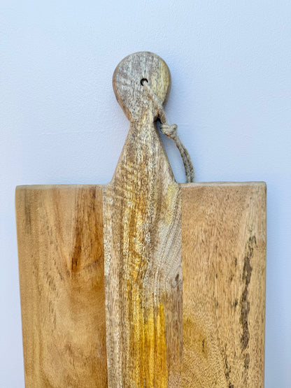 Wooden Chopping Board with Heart Cut out
