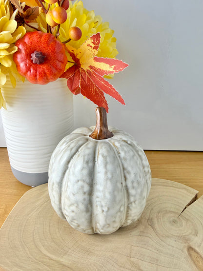 Glazed Pumpkin Ornaments - 2 sizes