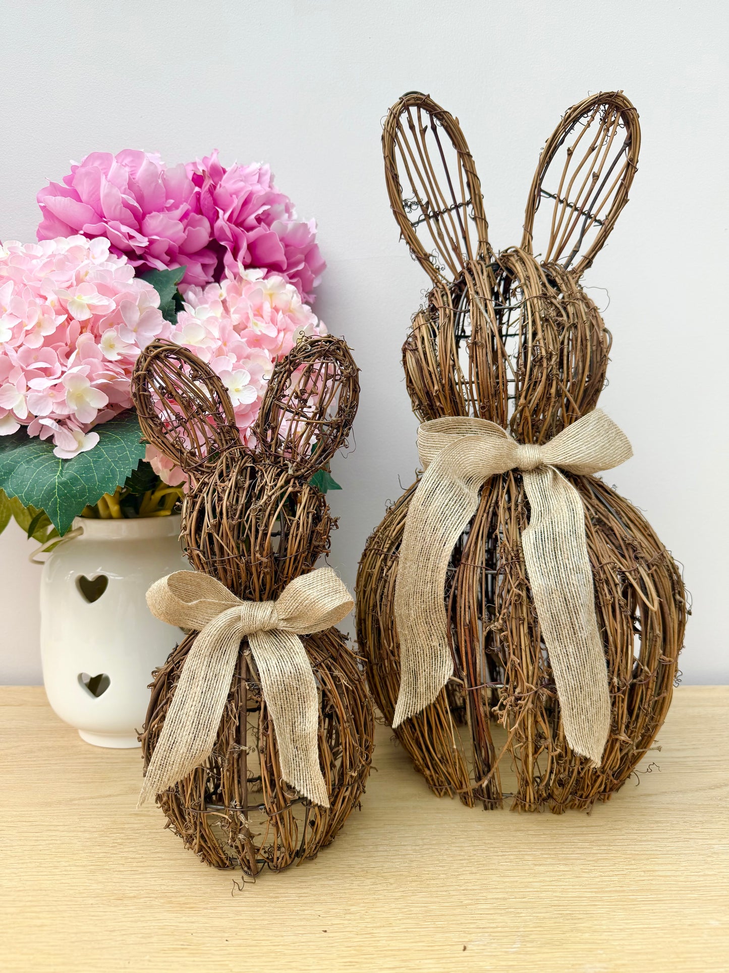 Rattan Spring Bunnys - 2 sizes