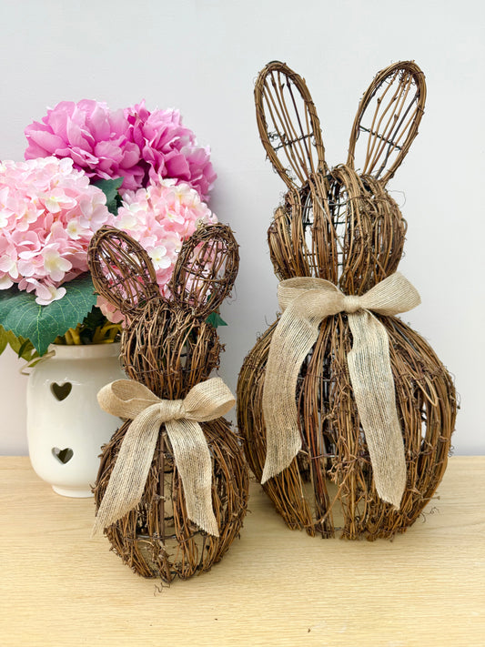 Rattan Spring Bunnys - 2 sizes