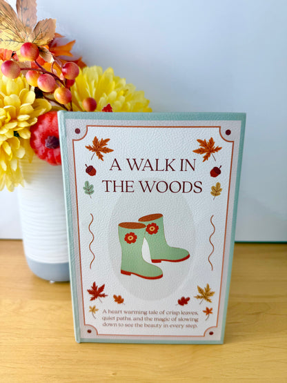 Cosy Chapter Wooden Book Box - A Walk in the Woods