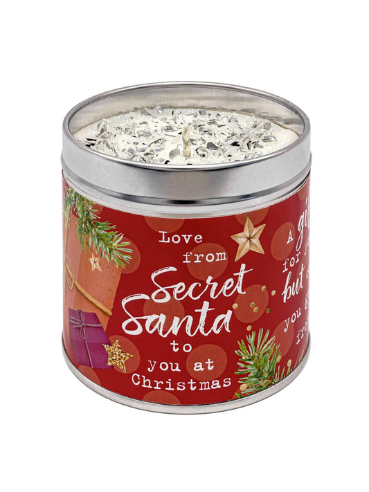Just Because Christmas Candle - Secret Santa