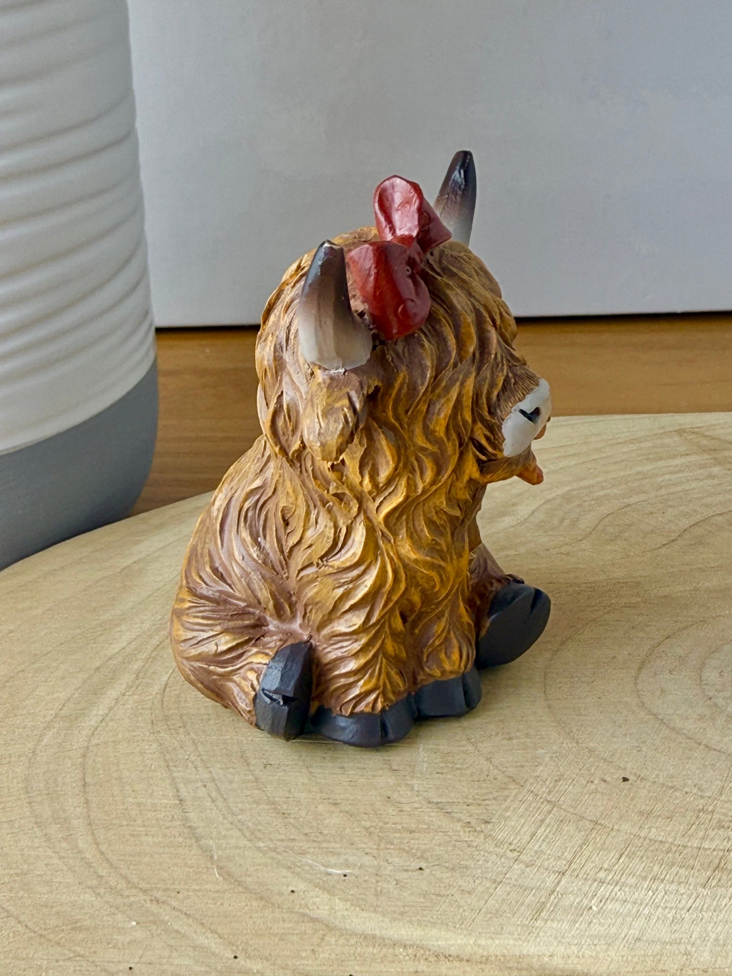 Highland Mini Cows - Pair of Autumn or Halloween Cows
