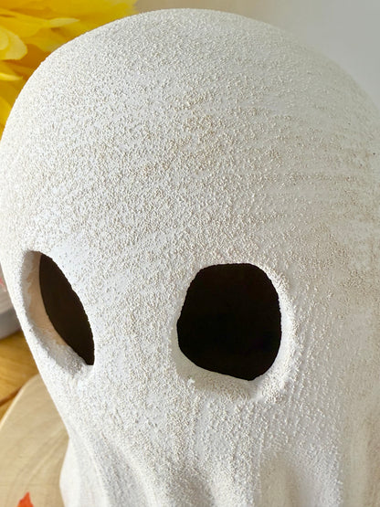 White ghost figure/decoration - 2 sizes