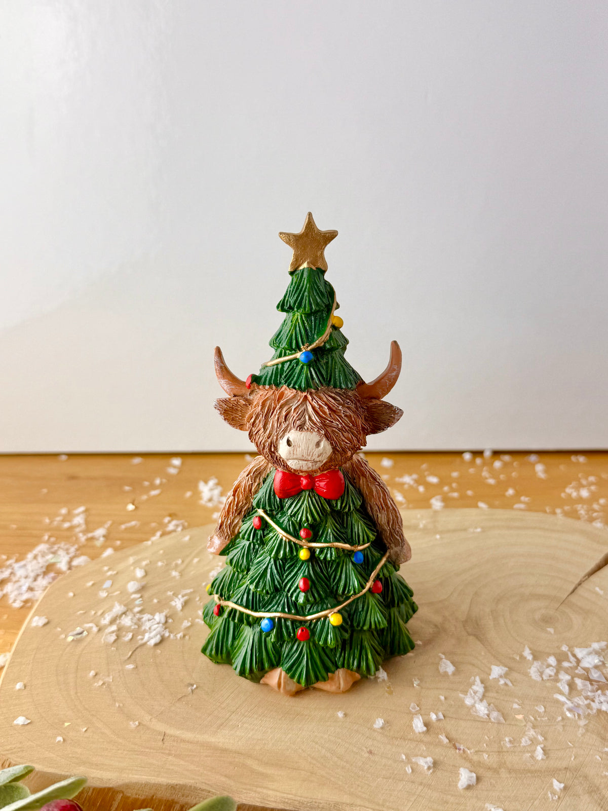 Highland Cow Christmas Tree - 2 Sizes