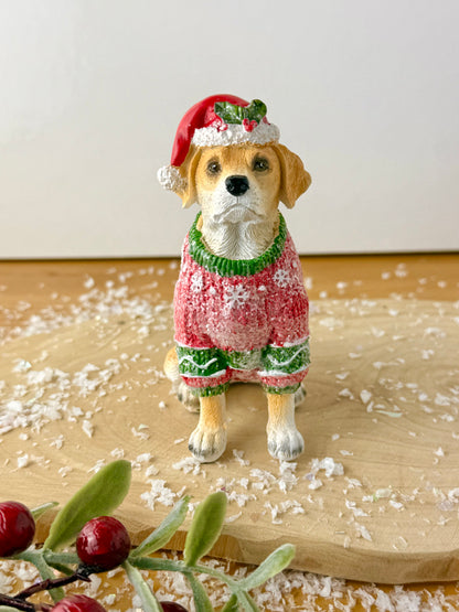 Santa Paws Festive Christmas Dog Ornaments - 4 designs