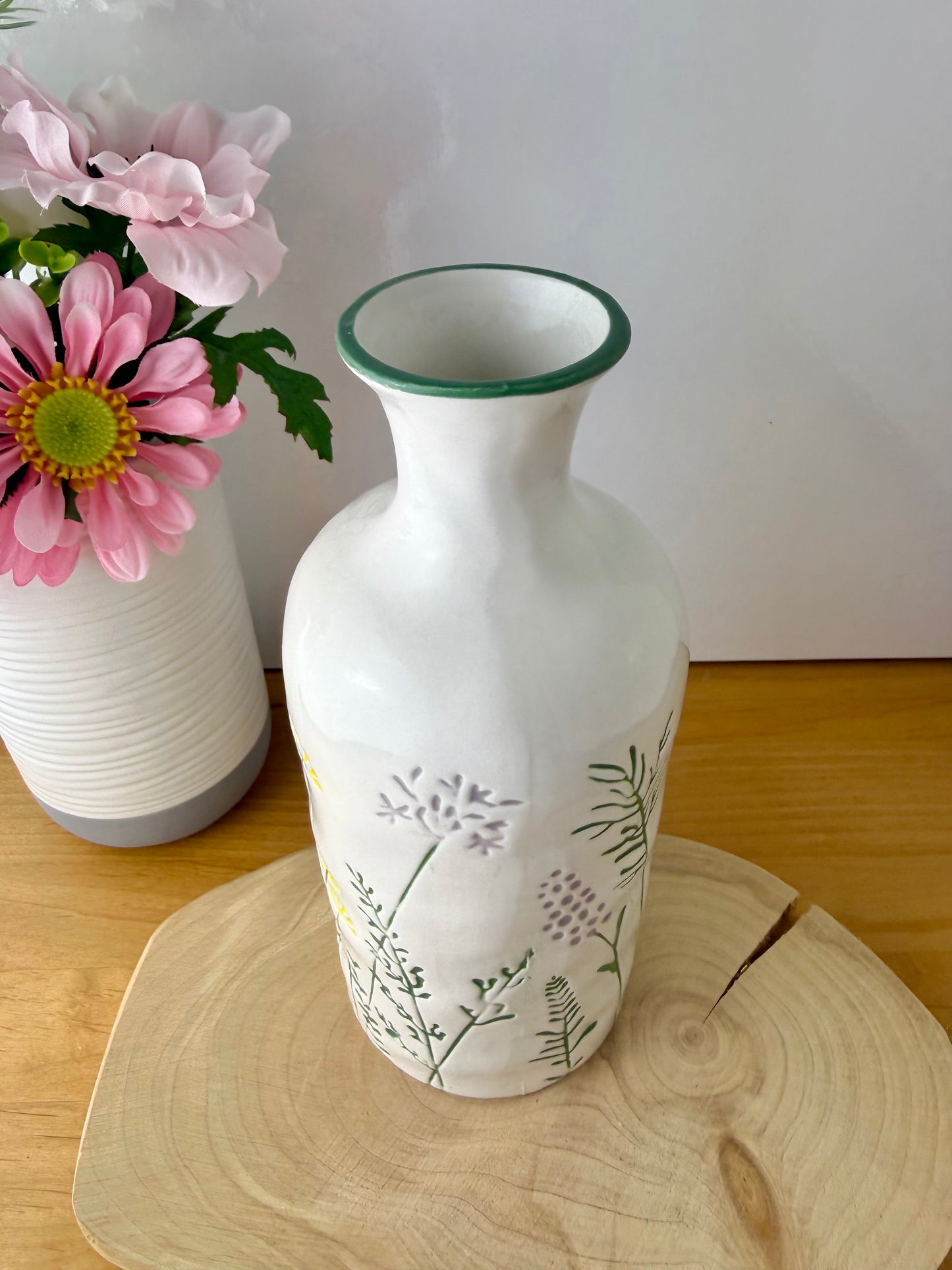 Meadow Press Flower Tall Bottle Vase
