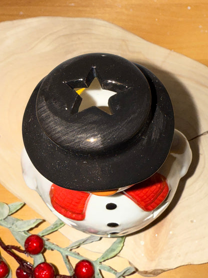 Snowman Ceramic T-light holder