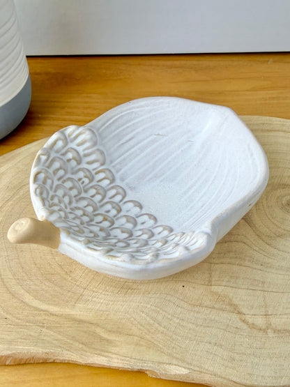 Acorn porcelain decorative tray