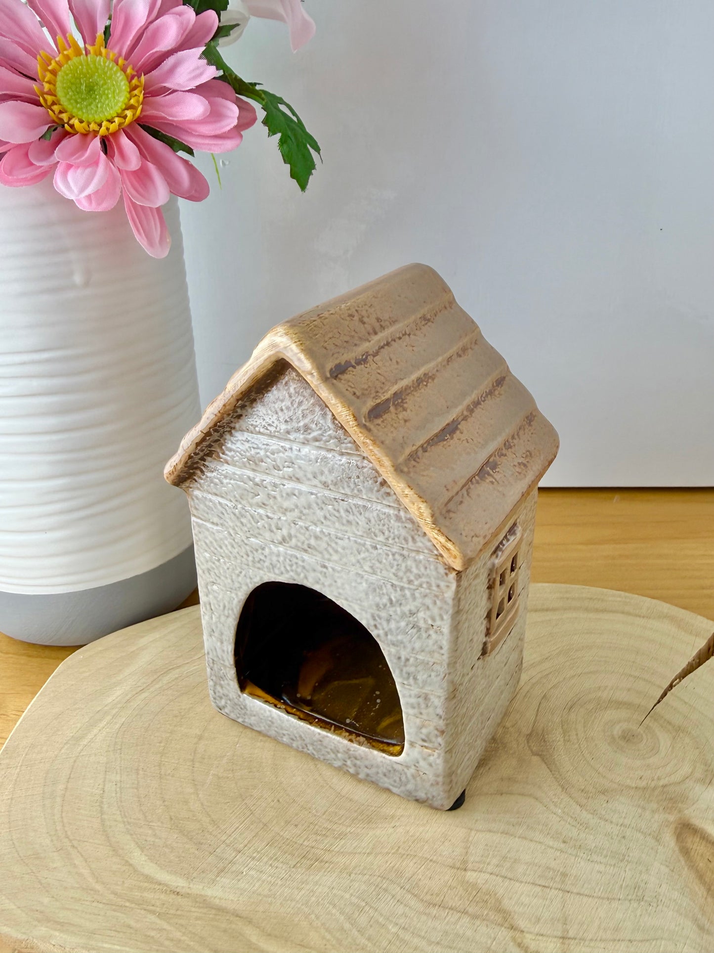 Village Pottery Garden Shed Tea Light Holder