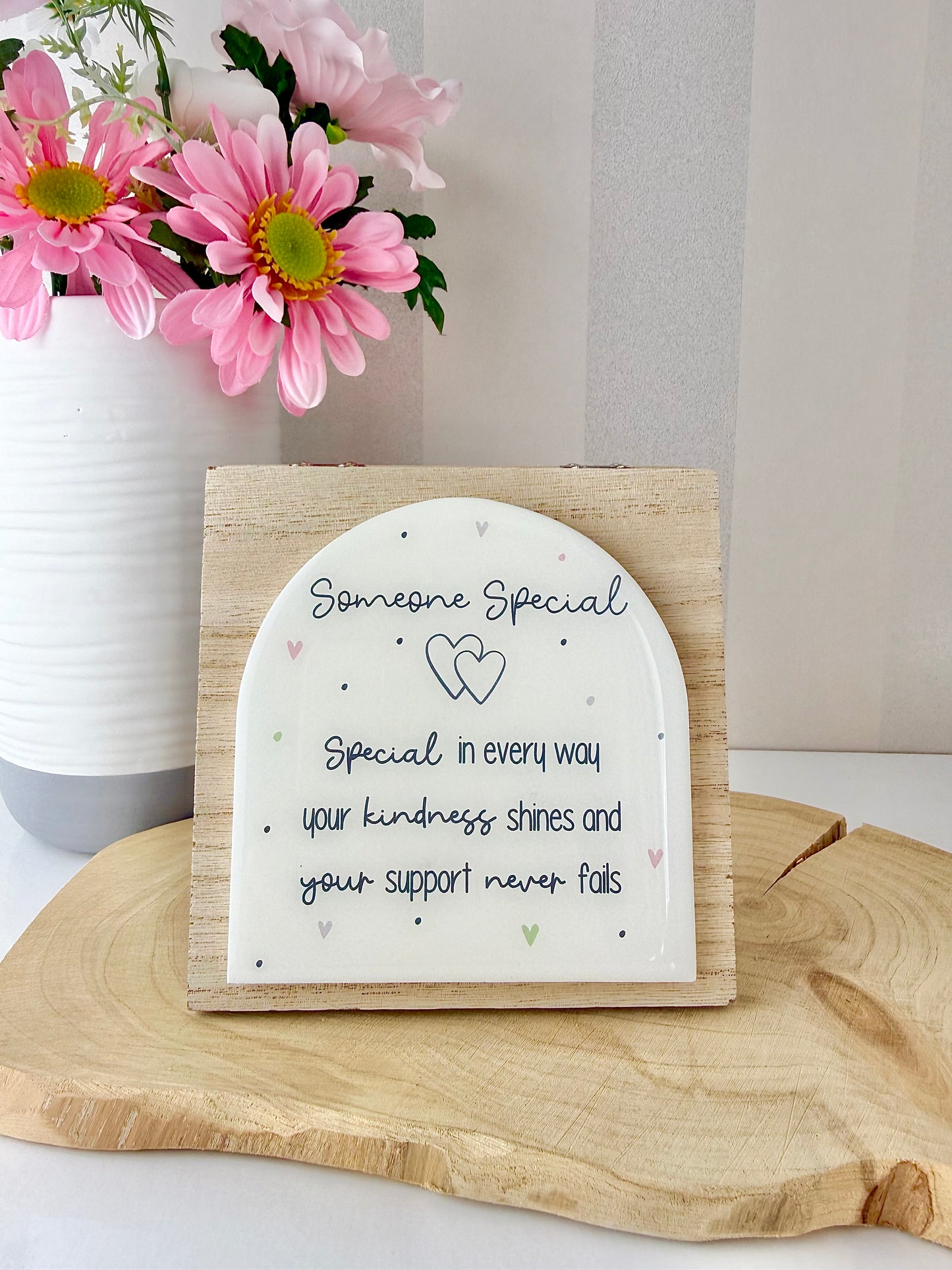 Gracefully Gifted - Wooden Sentiment Plaques - 6 designs