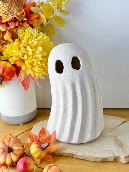 White ghost figure/decoration - 2 sizes
