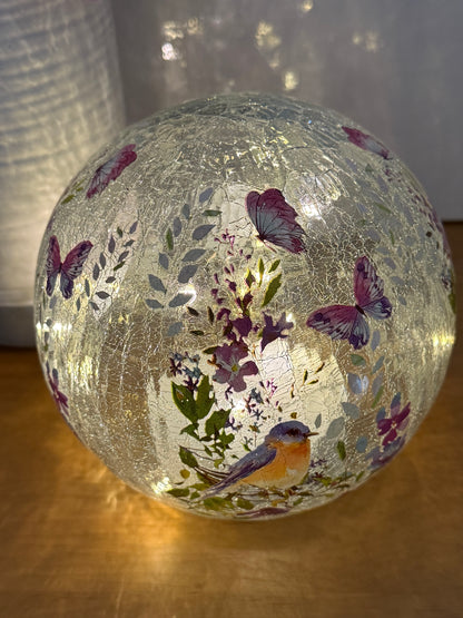 Floral Bird LED Ball