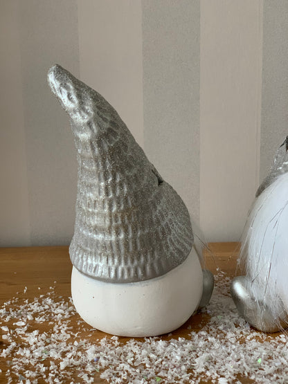 Ceramic LED Gonk with Fabric Beard - small
