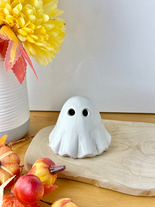 Light up Ceramic Ghost - 2 sizes