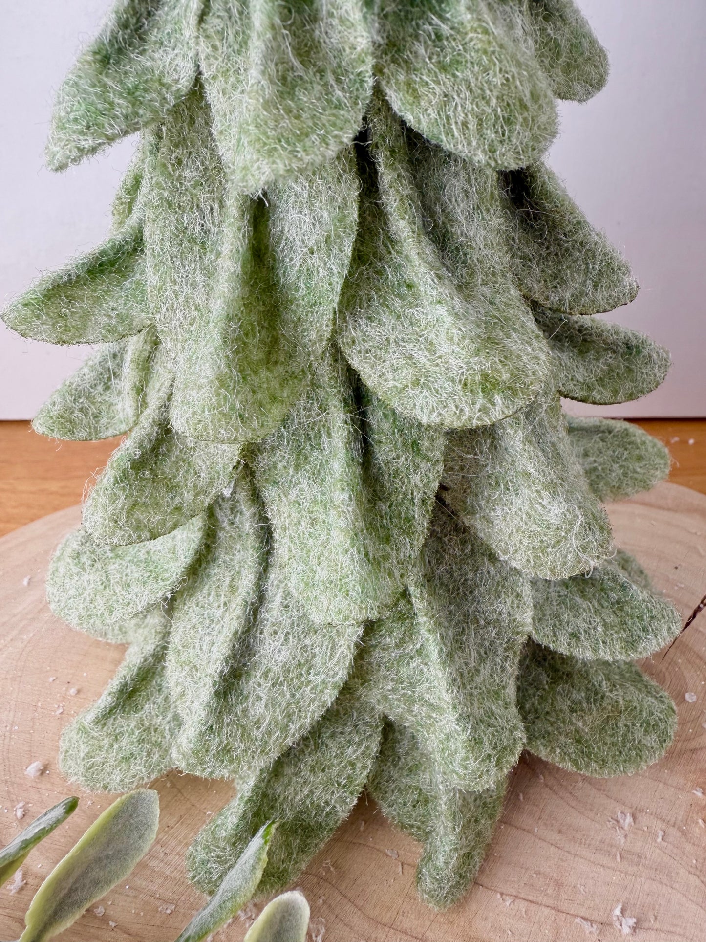 Felt Christmas Trees with pom poms - 2 colours