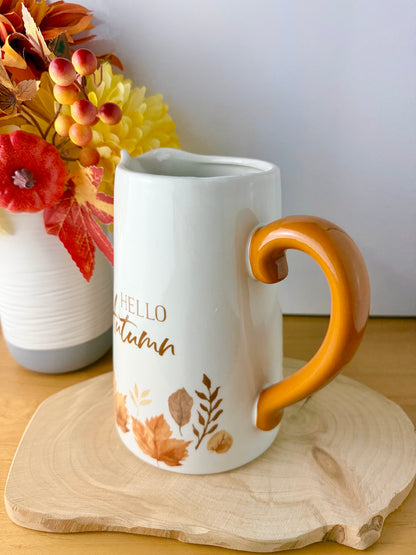 Hello Autumn Jug