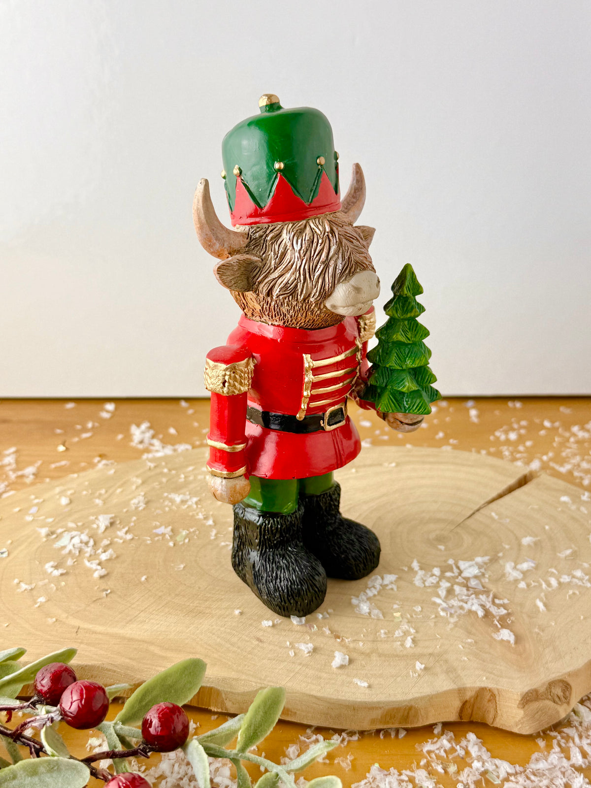 Highland Cow Christmas Soldier
