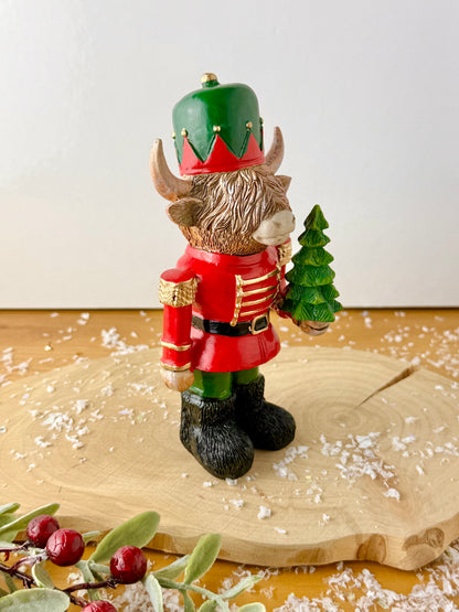 Highland Cow Christmas Soldier