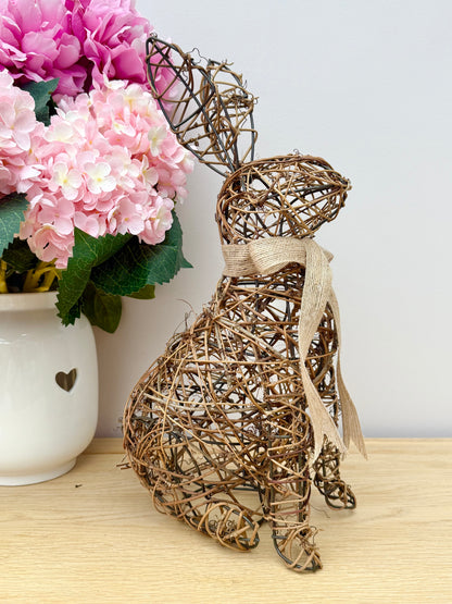 Rattan Standing Rabbit