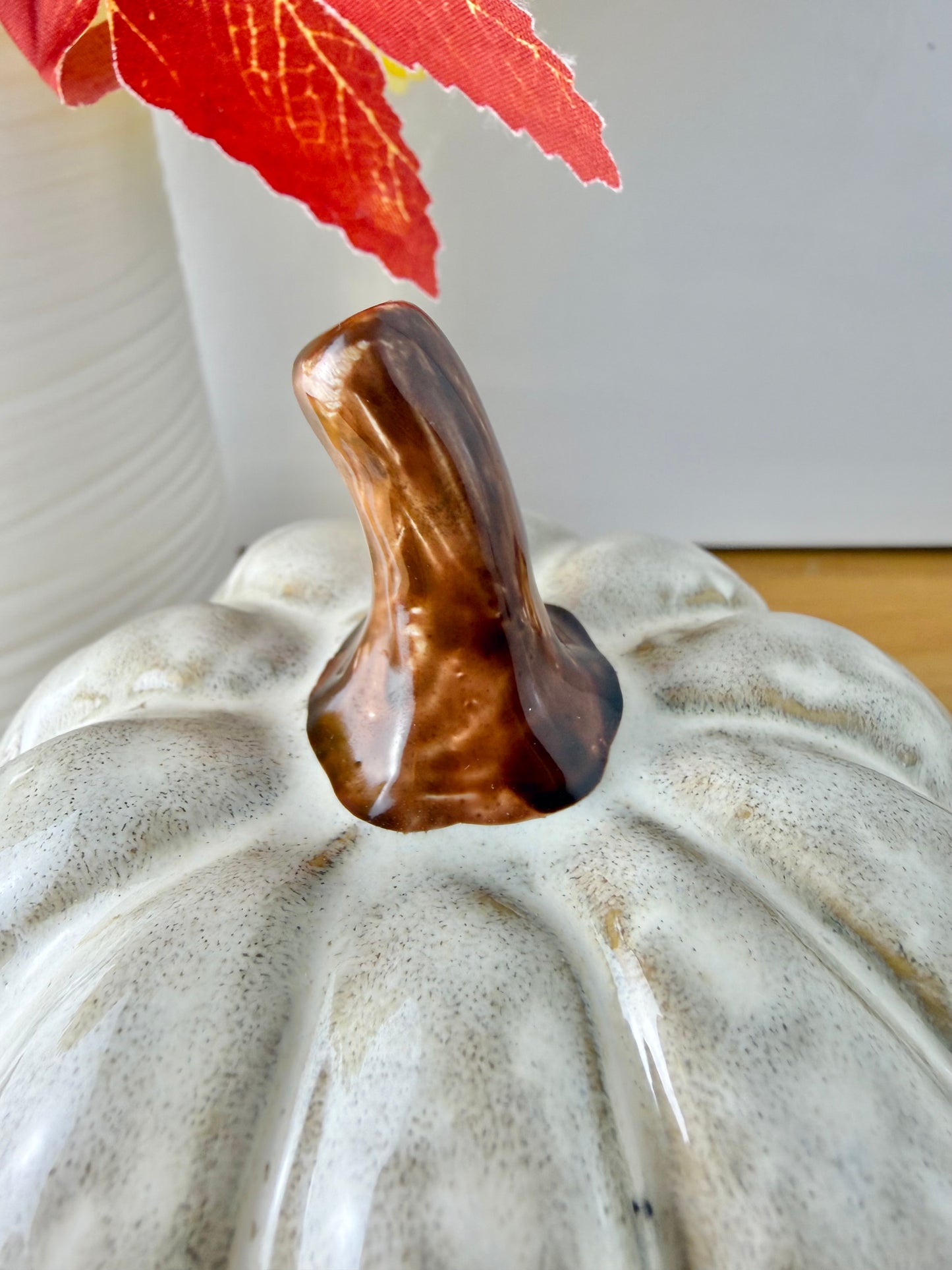 Glazed Pumpkin Ornaments - 2 sizes