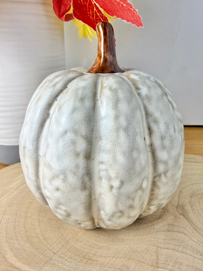 Glazed Pumpkin Ornaments - 2 sizes