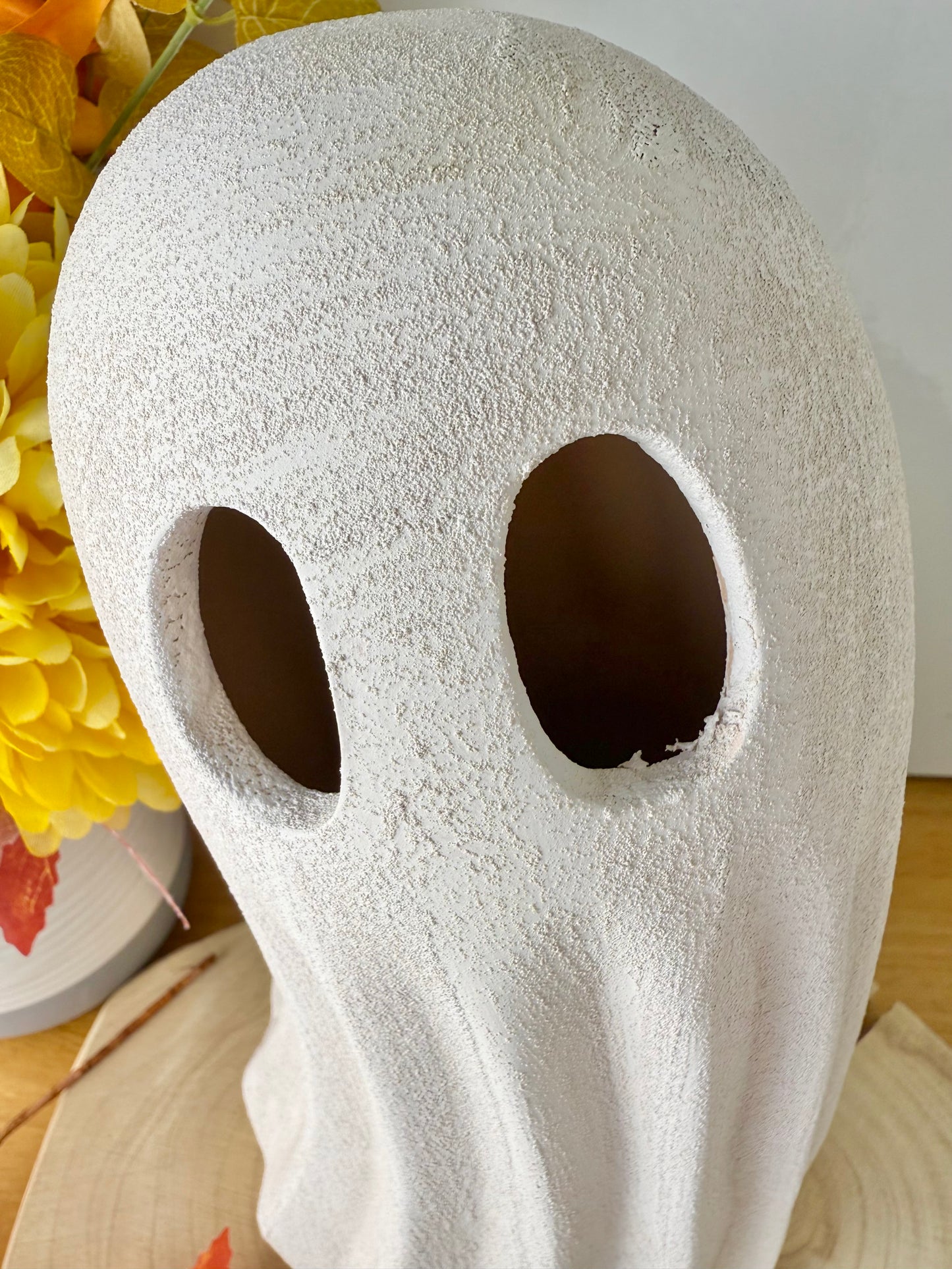 White ghost figure/decoration - 2 sizes