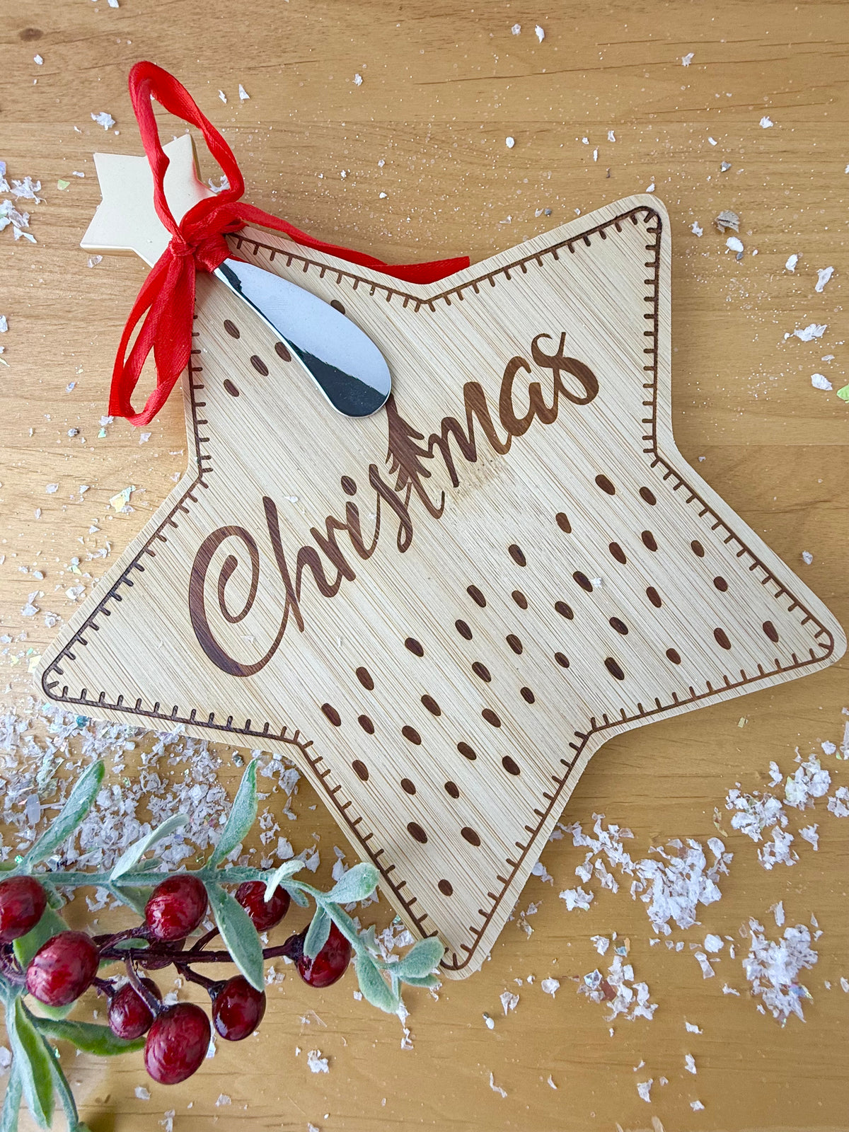 Christmas Star Cheese Board