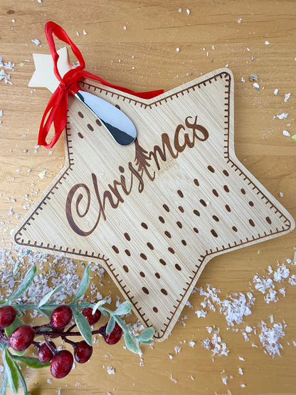 Christmas Star Cheese Board