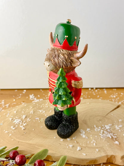 Highland Cow Christmas Soldier