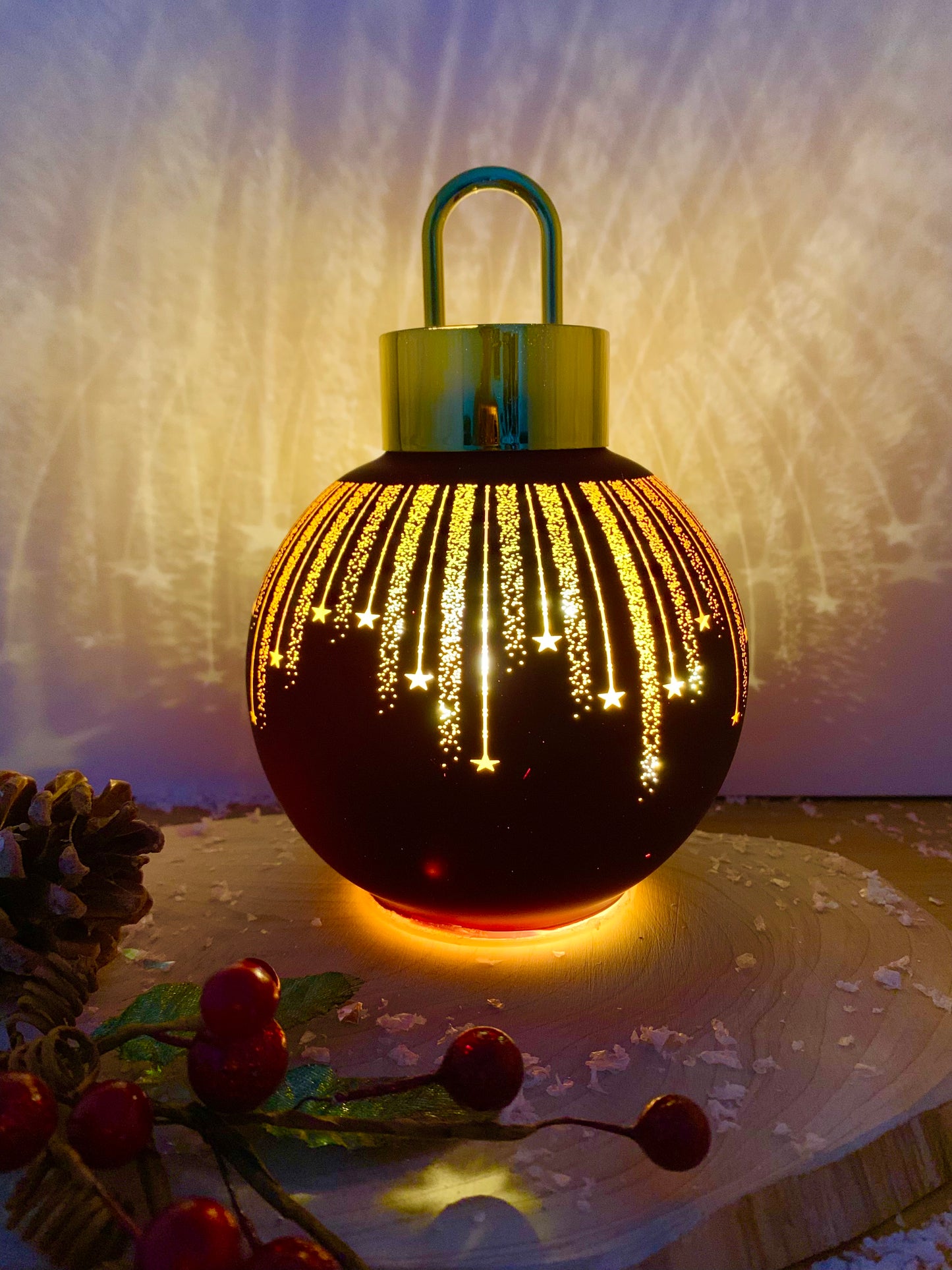 LED Baubles - 3 colours