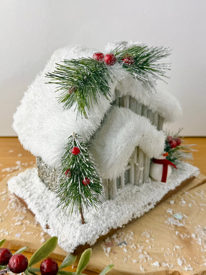 Alpine Light Up Log Cabin