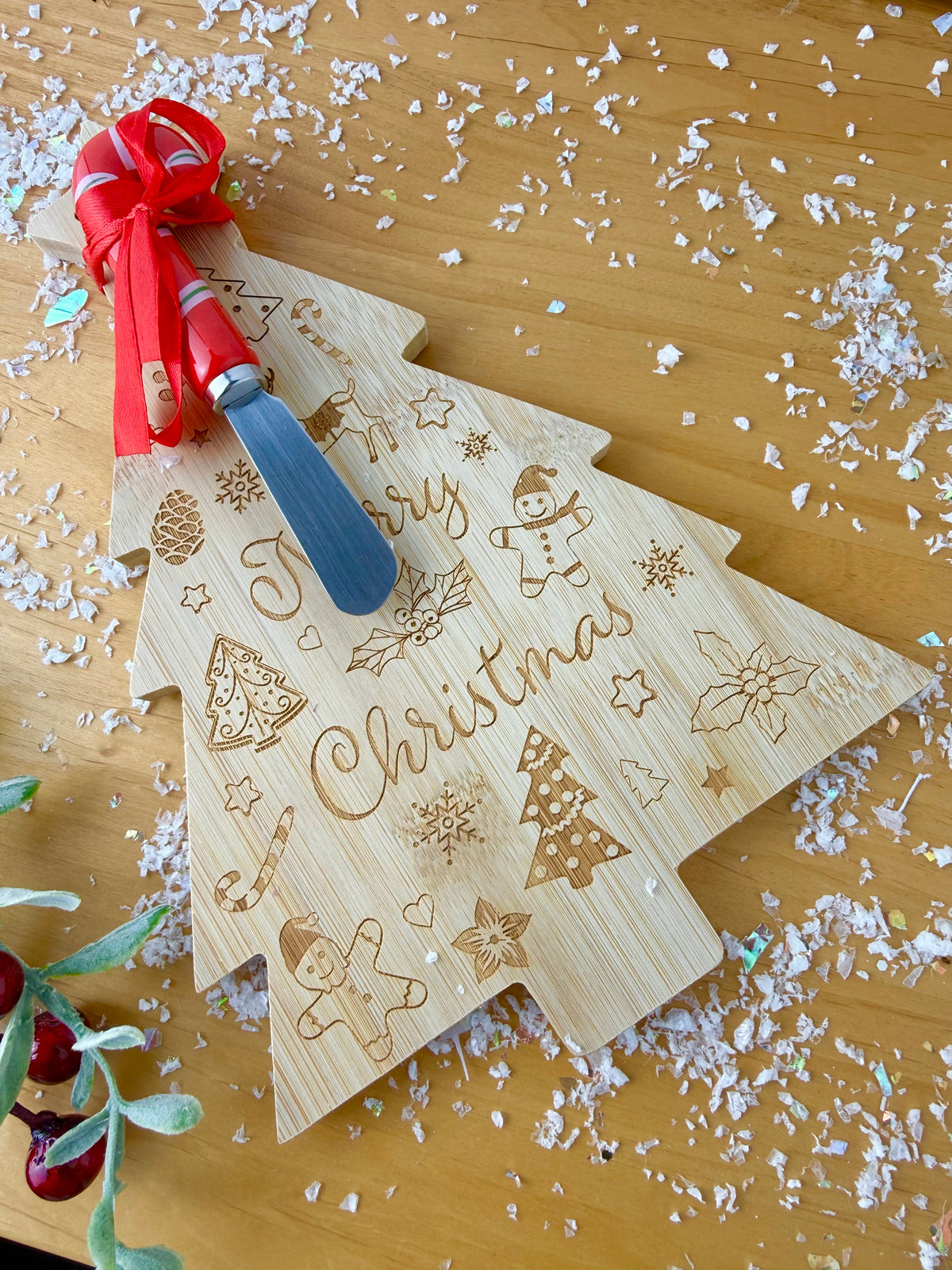 Christmas Tree Cheese Board
