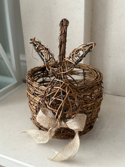 Rattan Bunny Basket