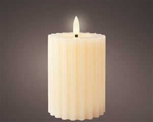 Carved LED WIck Candles - 2 sizes