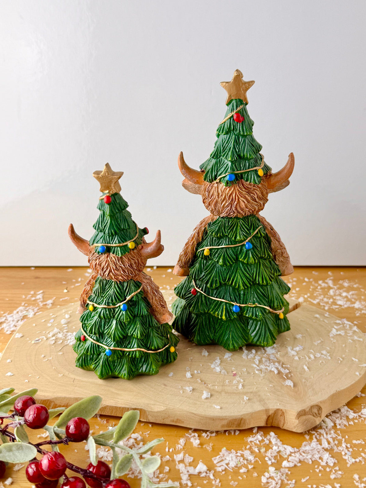 Highland Cow Christmas Tree - 2 Sizes