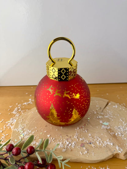 Christmas Light up Bauble - Red