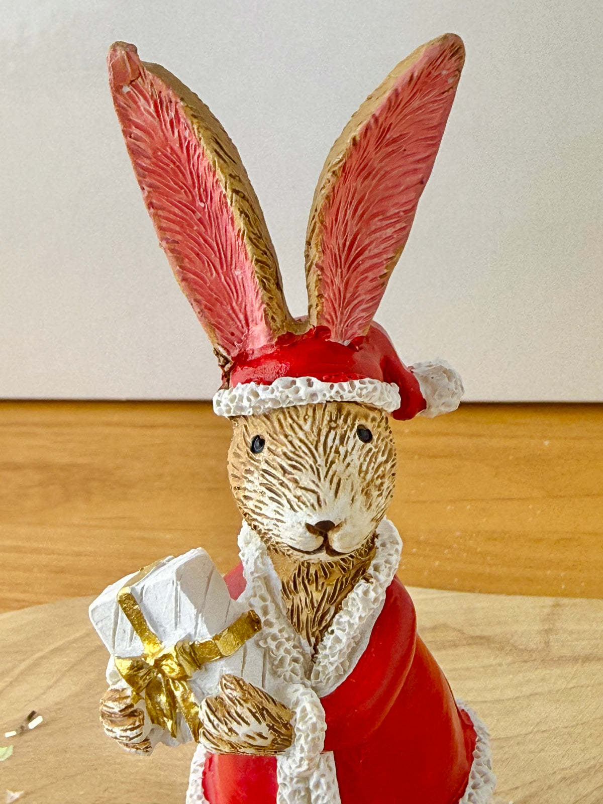 Jasper Rabbit in Santa Costume