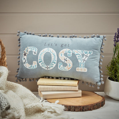 Let's get Cosy Pom Pom Cushion (LAST ONE)