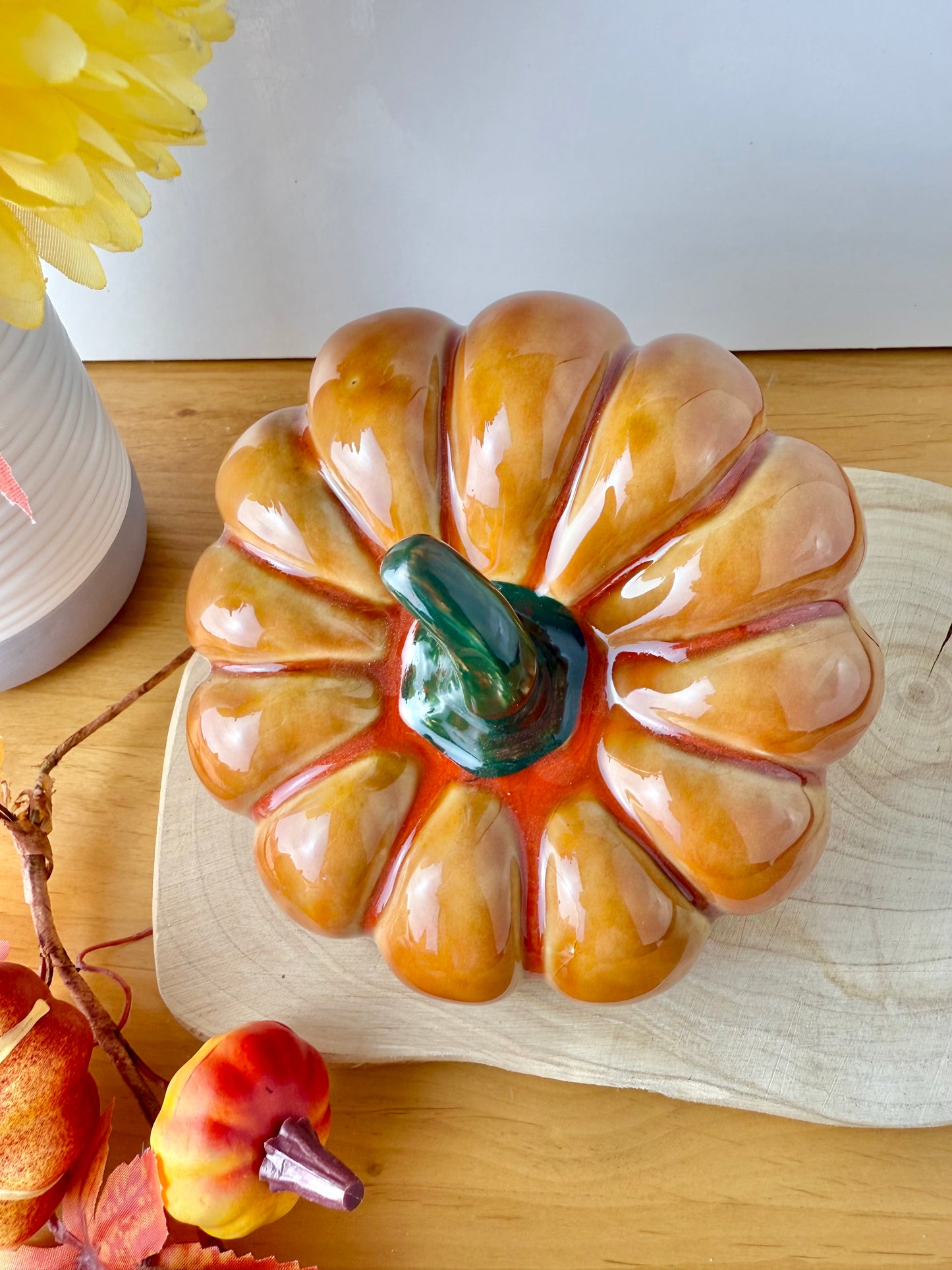 Orange slanted Pumpkins - 2 sizes
