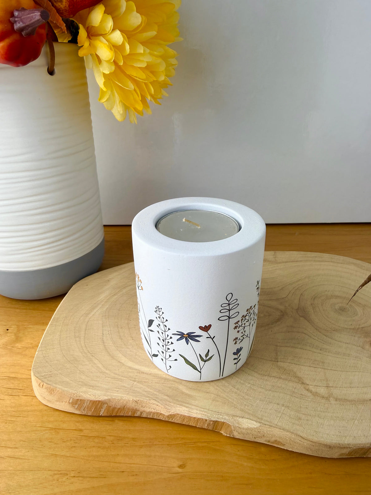 Flower Meadow Tealight Holder - Family or Home