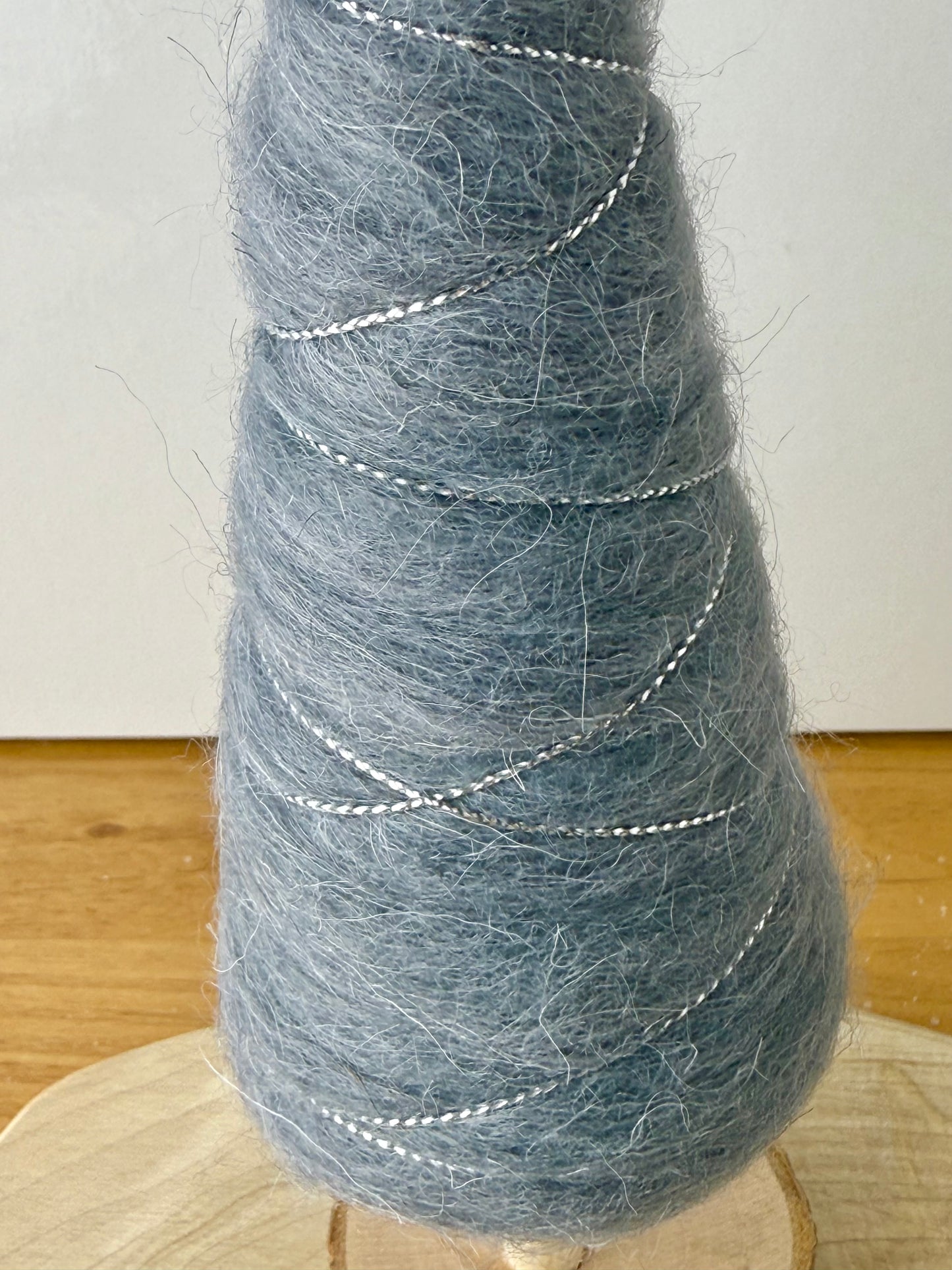 Felt Christmas Trees - Pair of Grey & Silver Trees