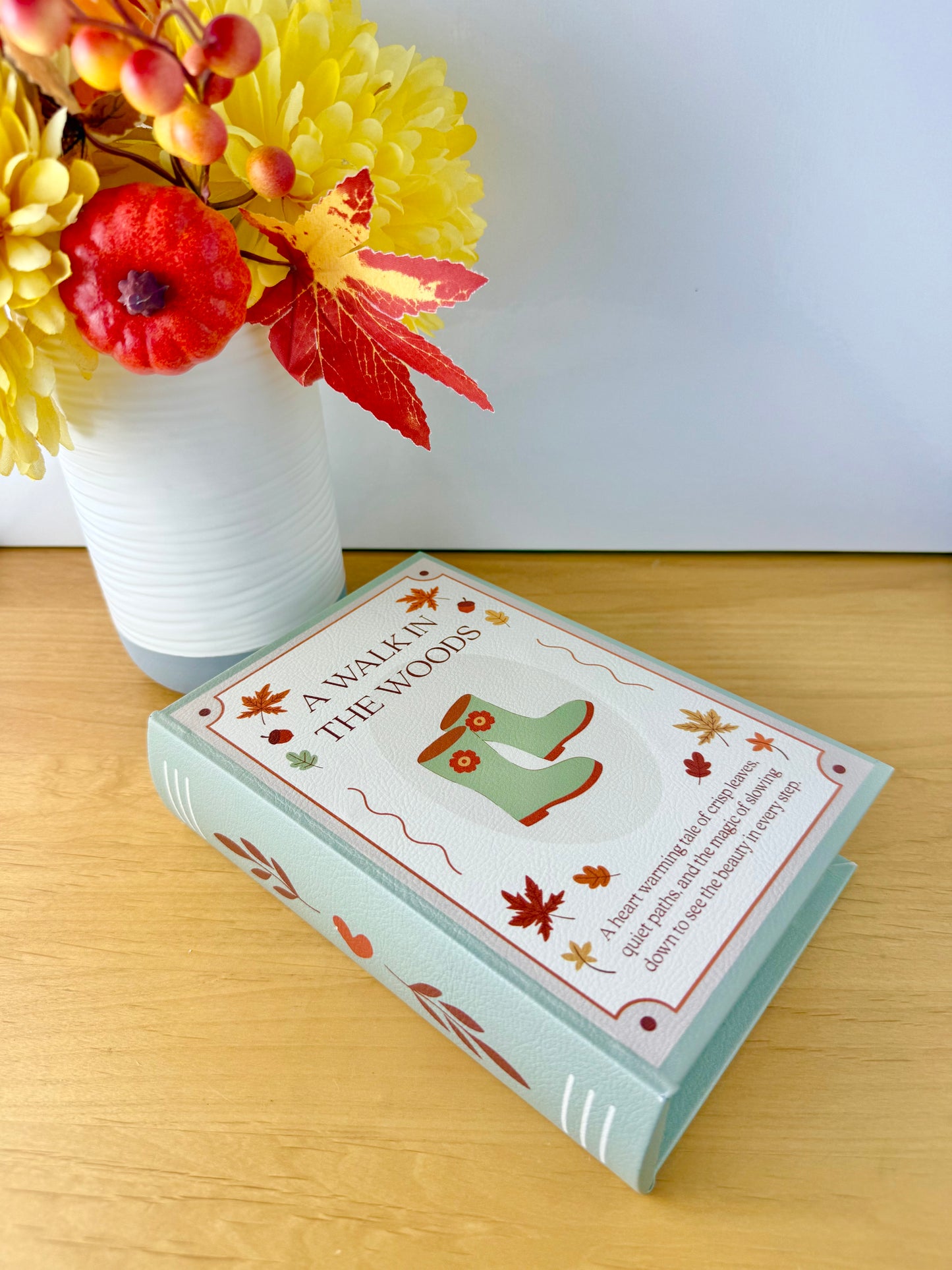 Cosy Chapter Wooden Book Box - A Walk in the Woods
