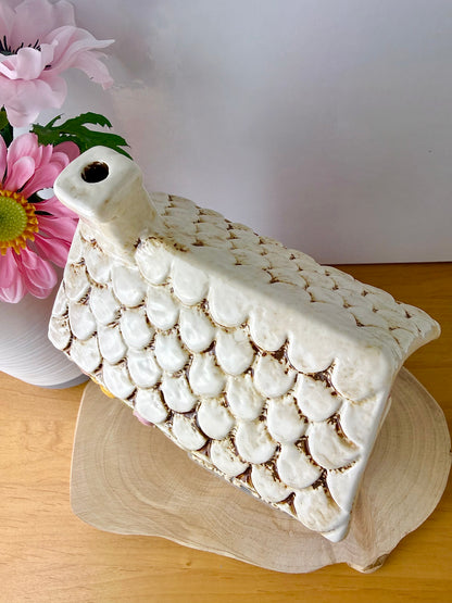 Village Pottery Flower Shop Tea Light Holder