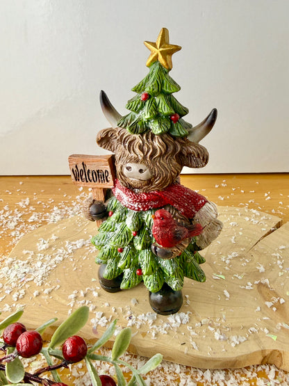 Highland Cow Christmas Tree Costume - 2 designs