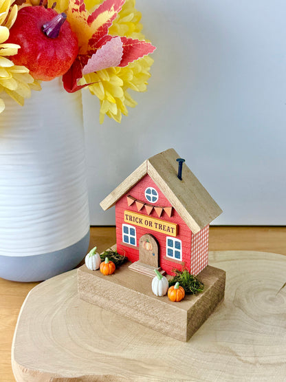 Autumn Wooden House - Trick or Treat