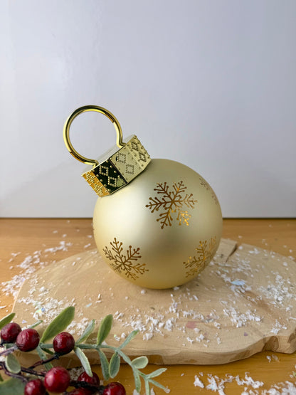 Christmas Light up Bauble - Gold