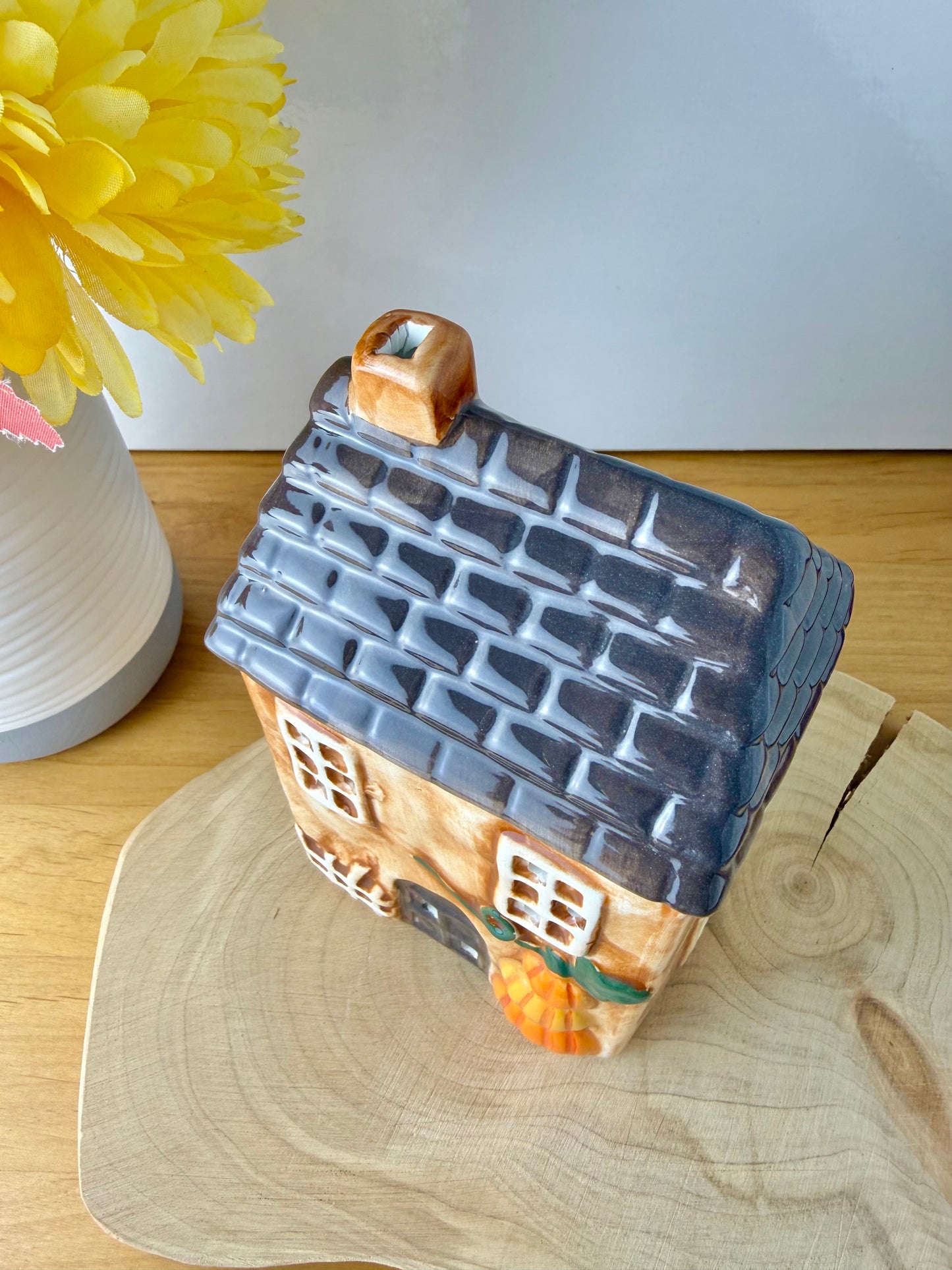 Autumn house with Pumpkins