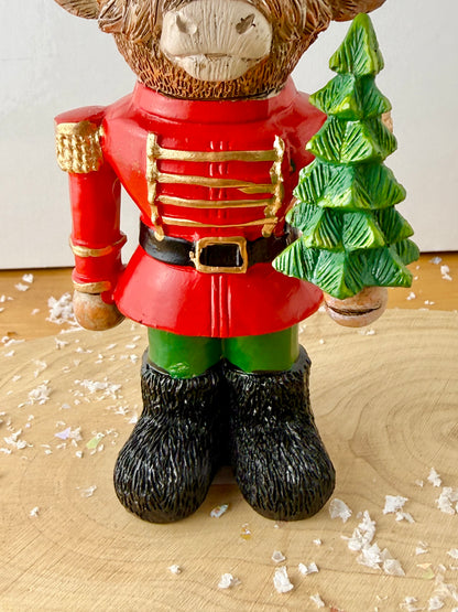 Highland Cow Christmas Soldier