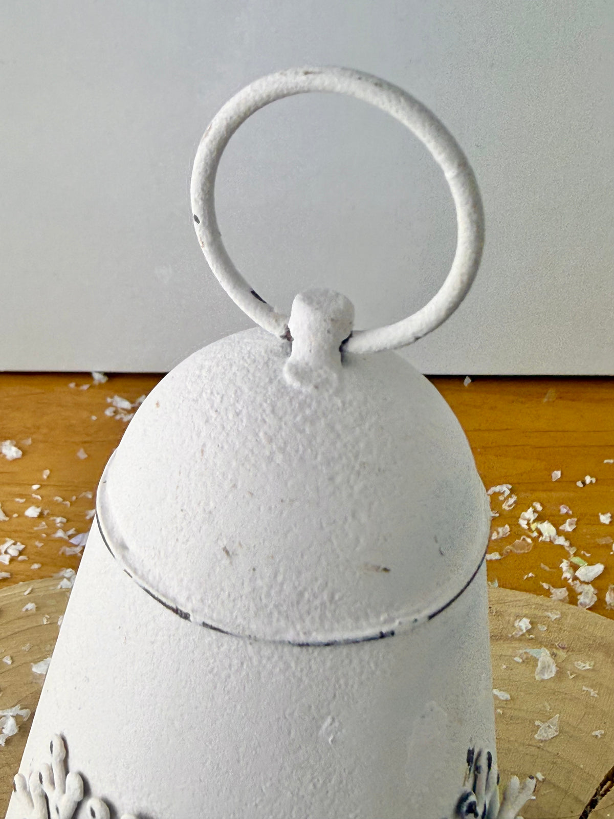 White Metal Bell with Snowflake design - 2 Sizes